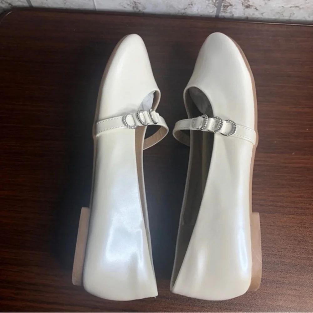 Dream Pairs pearlescent flats girls size 4‎ formal rhinestones